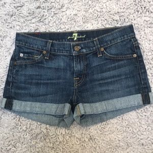 7 For All Mankind Jean shorts size 26